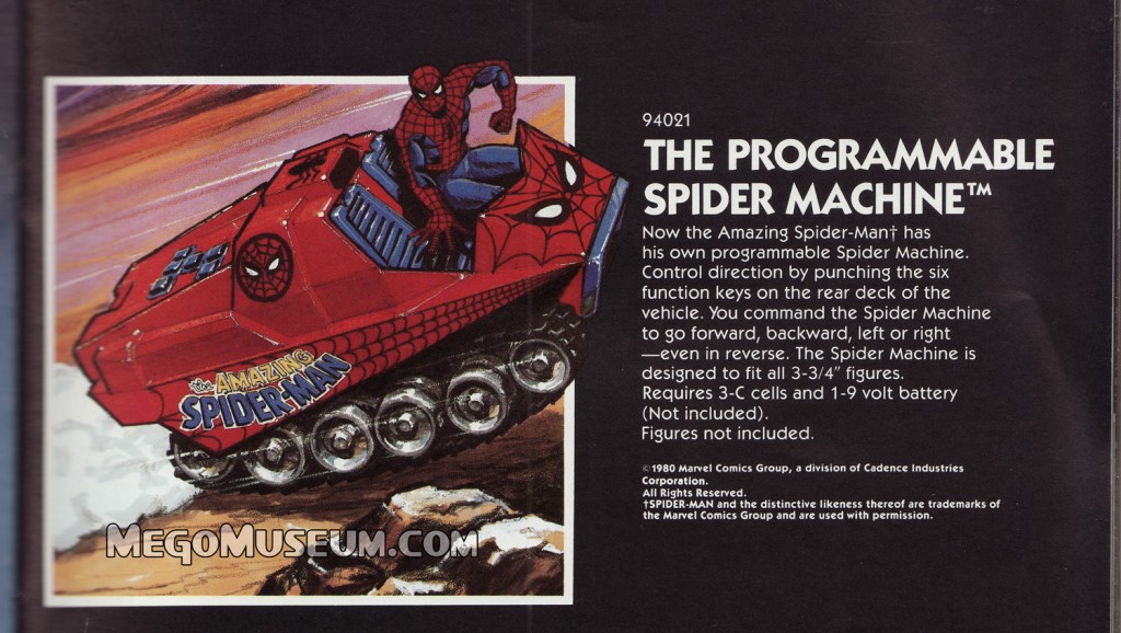 Spider-Man Spider Machine by Mego Toys. Mego Museum