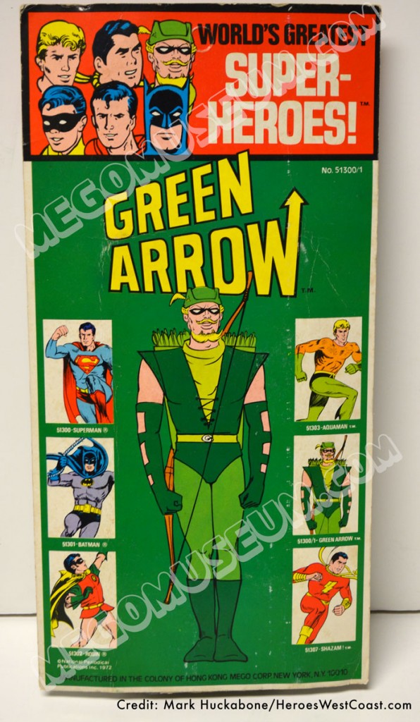 1974 Mego Kresge Green Arrow Backside MOC