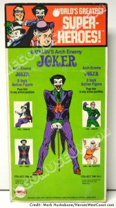 1974 Mego 1st Issue Joker Backside