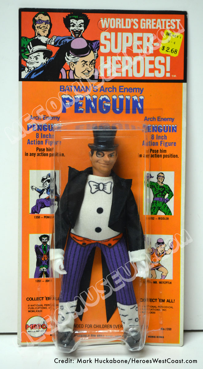 Portrait of the Mego Penguin done in Magna Doodle - Mego Museum