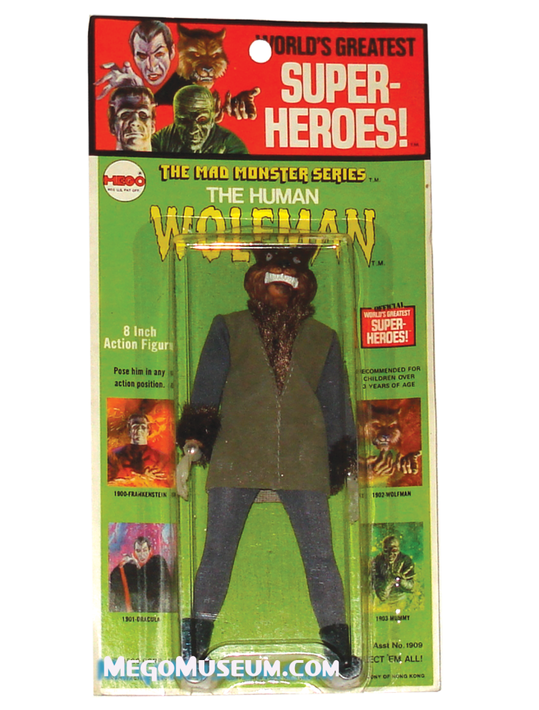 MEGO THE HUMAN WOLFMAN MAD MONSTERS MEGOMUSEUM