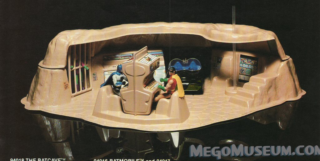 Batcave sell sheet from the Mego 1981 Catalog