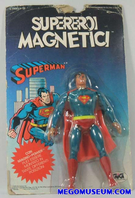 magnetic Superman mint on card