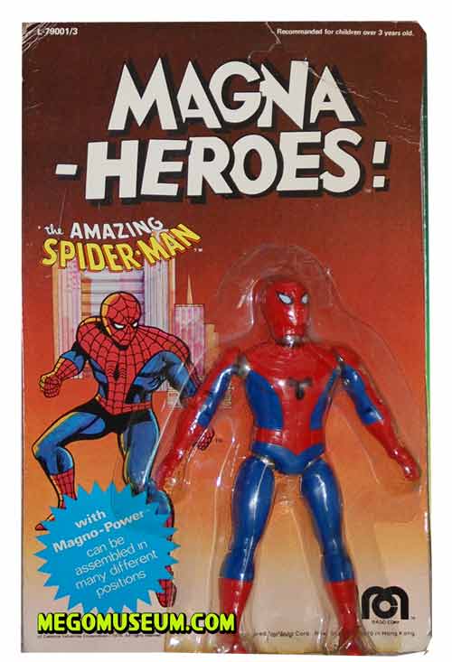magnetic Spiderman mint on card