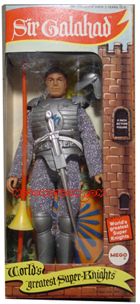 Boxed Mego Galahad is courtesy of Paul Moya