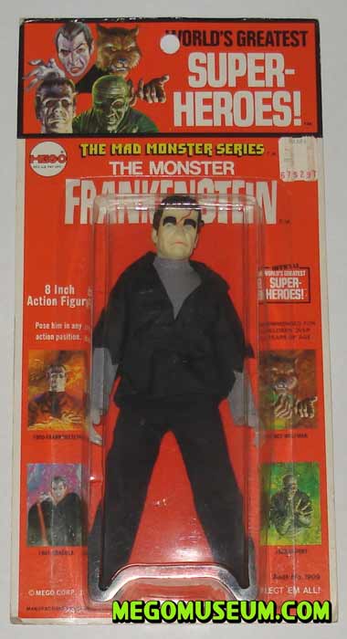 Mego Frankenstein on a Kresge card