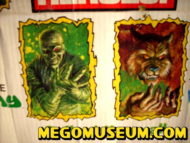 Mego Mad Monsters Display Header Card