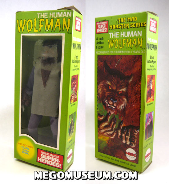 Mego Wolfman in a window Box