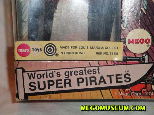 Mego Black Beard Box