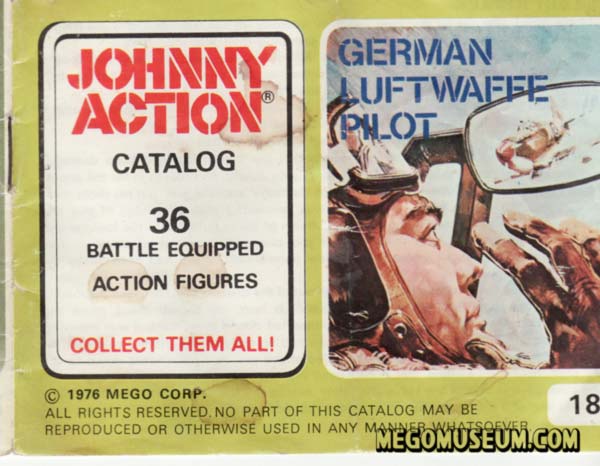 Mego Johnny Action Catalog