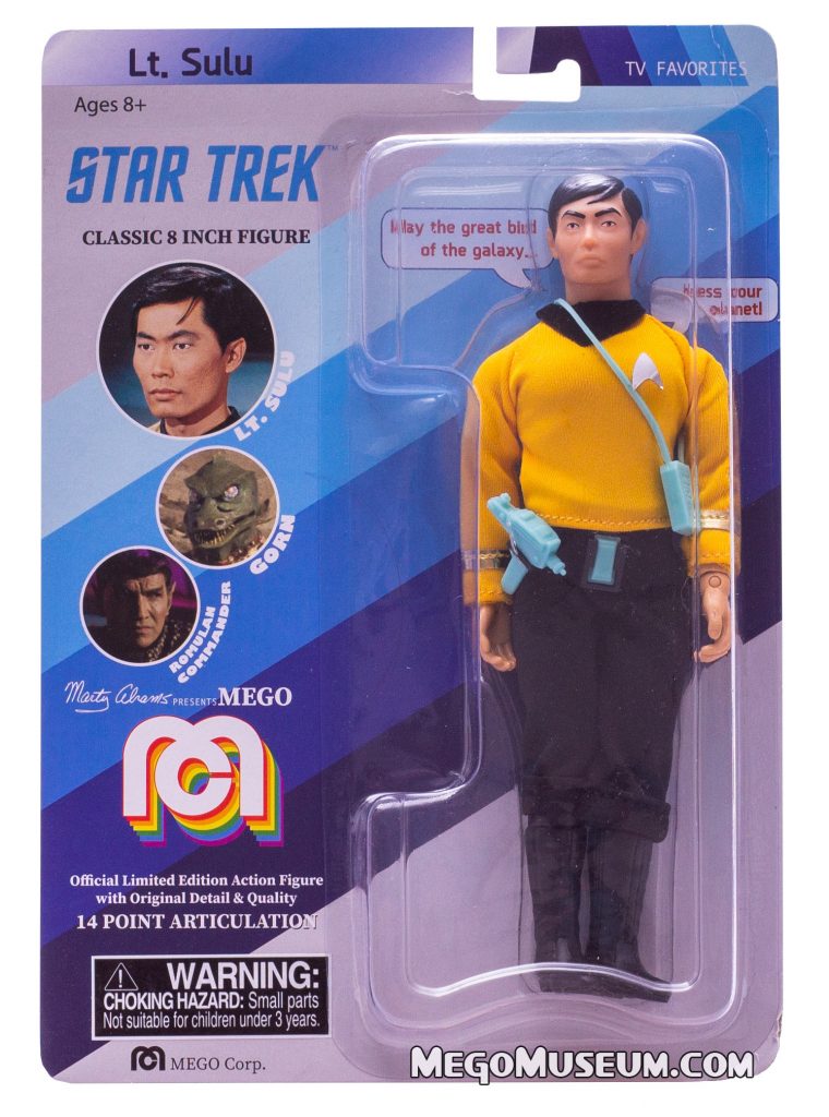 TV Favourites: Lt. Sulu from Star Trek - Mego Corp 2023