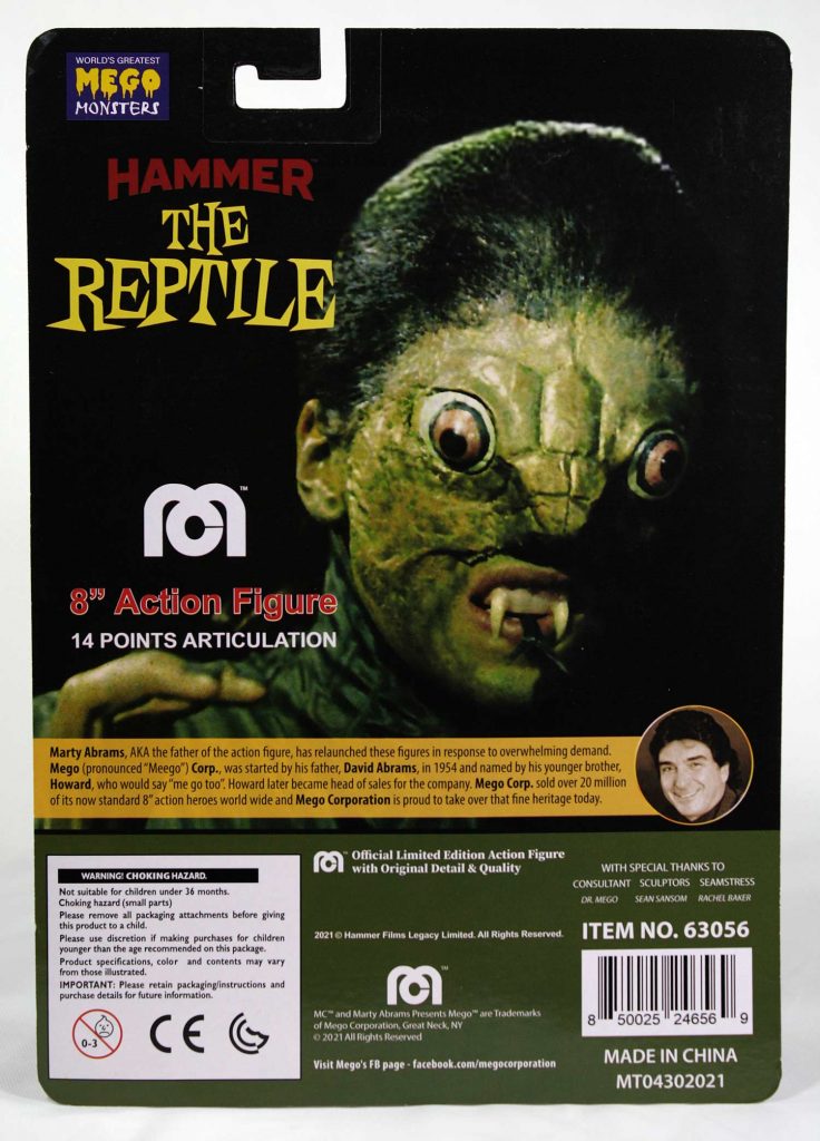 The Reptile Mego 8-Inch Action Figure