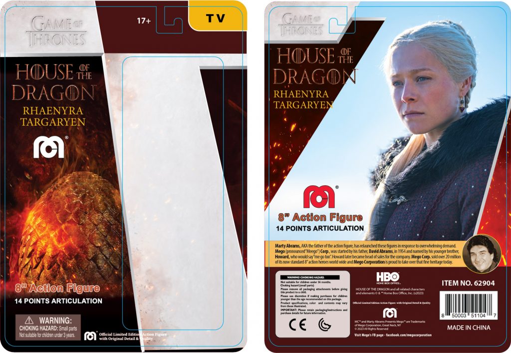 Mego House of Dragon - Rhaenyra Targaryen (Item # 62904)