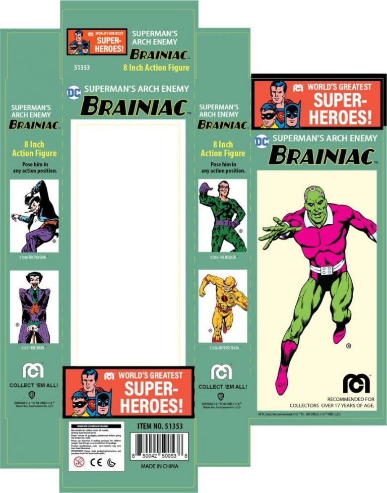 World's Greatest SuperHeroes 50th Anniversary Brainiac (item 51353