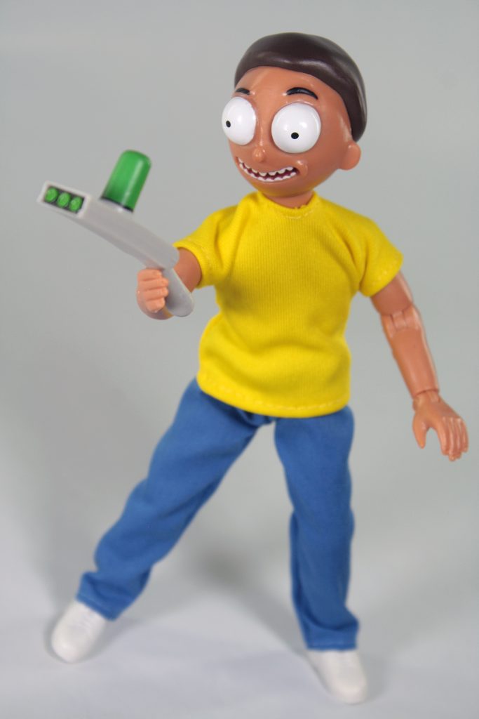 “Morty” Smith (item #62897)
“Wubba Lubba Dub Dub!” Rick and Morty are taking their interdimensional travels to the infinite realities of the Megoverse! Morty is being brought to our reality as a Mego action figure for the very first time! Morty comes with screen accurate clothing and sculpting as seen in the hit Adult Swim series - “Rick and Morty”. Now you can recreate all of Rick and Morty’s zainy adventures with the all-new “Morty” Smith Mego 8” action figure! “Hi Mr. Jellybean, I’m Morty. I’m on an adventure with my grandpa.”