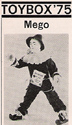 mego 1975 trade announcement of new toys