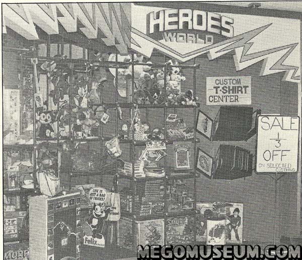 Heroes world store in 1982