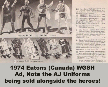 1974 Eatons Mego Ad