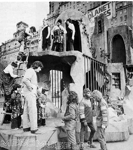 Chris appeared in the Mego  Parade Float