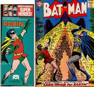 Mego Robin Box was based on the artwork of Carmine Infantino