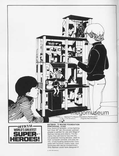 The Mego Batman Wayne Foundation from 1977