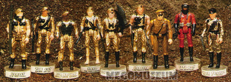 The 1982 Eagle Force Line up from the Mego Catalog