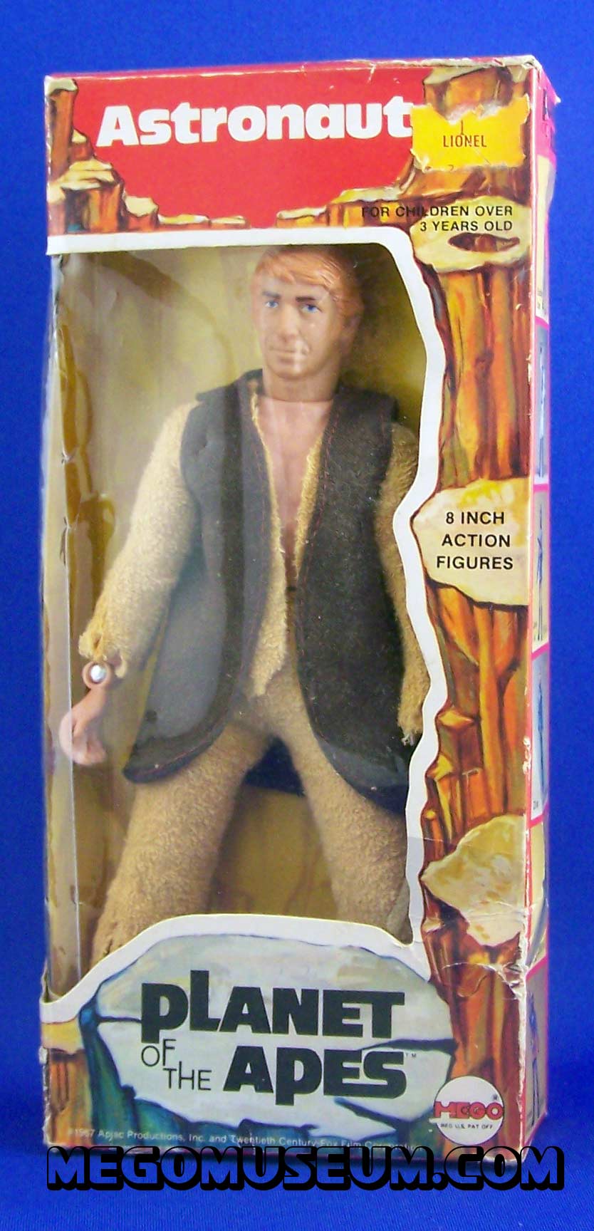 Mego Alan Verdon Doll in Window Box Planet of the Apes