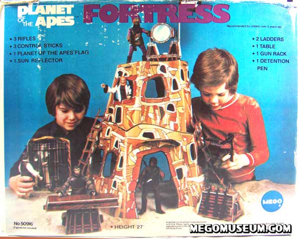 Mego boxed Planet of the Apes Fortress playset