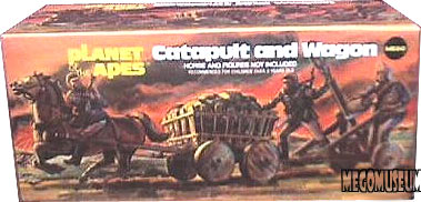 US Packaging for the Mego Planet of the Apes Catapult and Wagon set