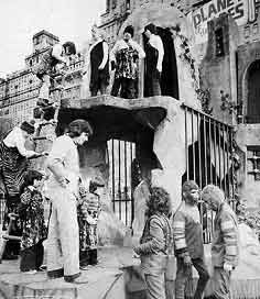 Marty Abrams oversees the Mego Parade Float