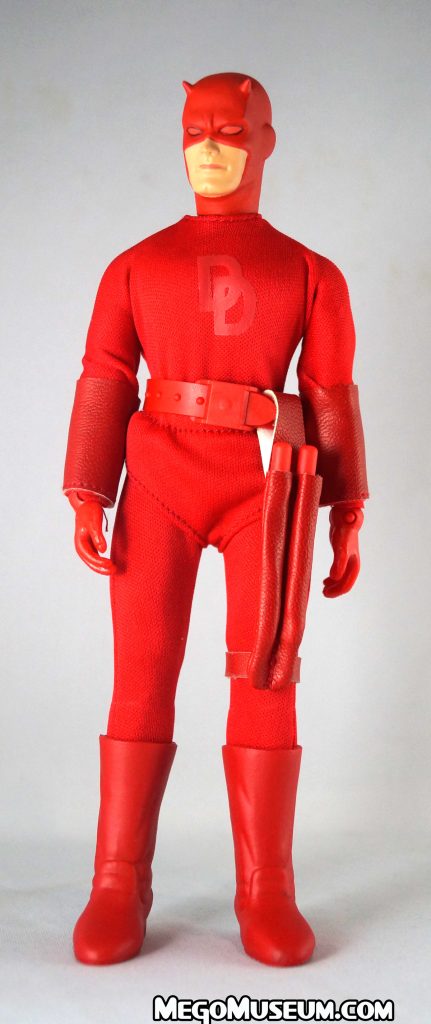 DareDevil was another Marvel favorite that despite being created in the silver age, never got the 8 inch Mego treatment in the 1970s. To be fair, the character hadn’t quite had the media exposure that superheroic peers like the Hulk and Thor had at that point. Mego heads for the last 30 years or so,  have been relying on their own custom versions of Matt Murdock.

Flash forward to today, times have changed and DD has enjoyed a string of popular comic adaptions, a feature film and is now the star of his very own and popular TV series.