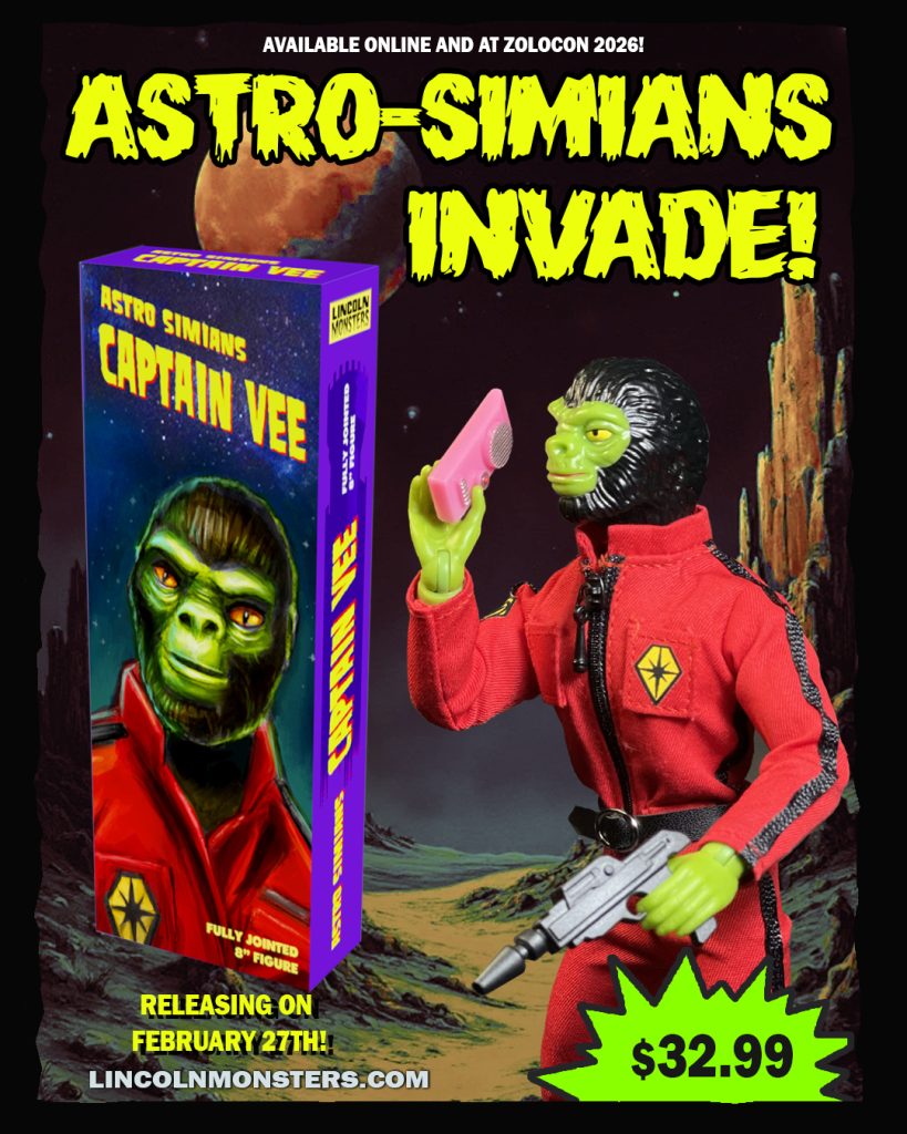Captain Vee- Astro-Simians- Lincoln Monsters- Mego Museum