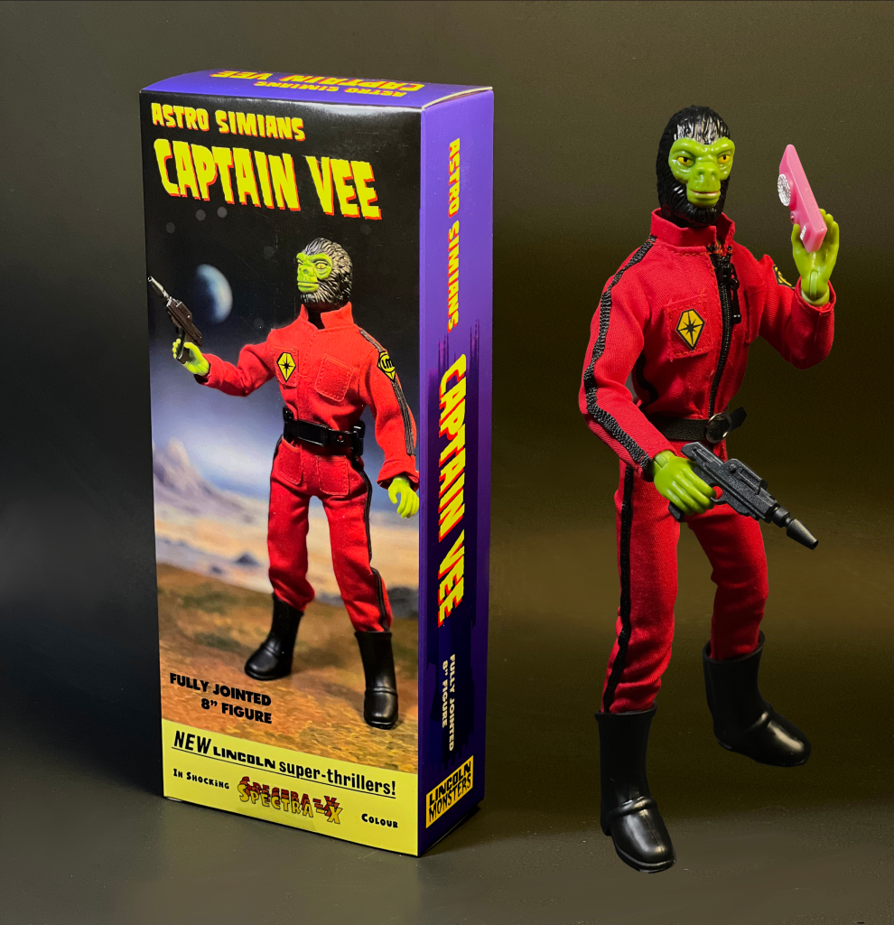 Captain Vee- Astro-Simians- Lincoln Monsters- Mego Museum