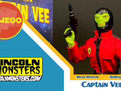 Captain Vee- Astro-Simians- Lincoln Monsters- Mego Museum