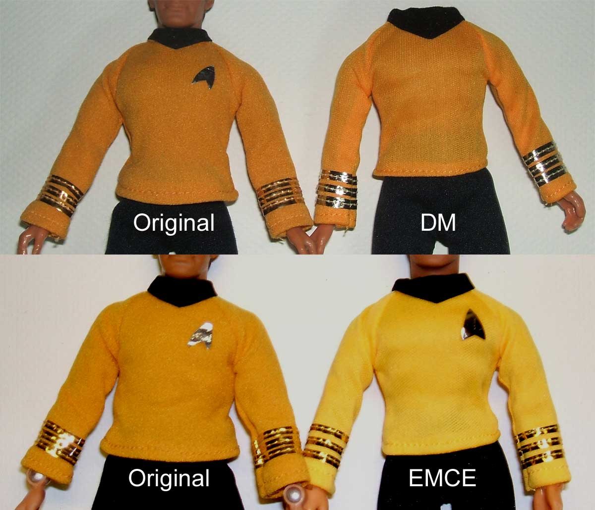 mego star trek reproductions