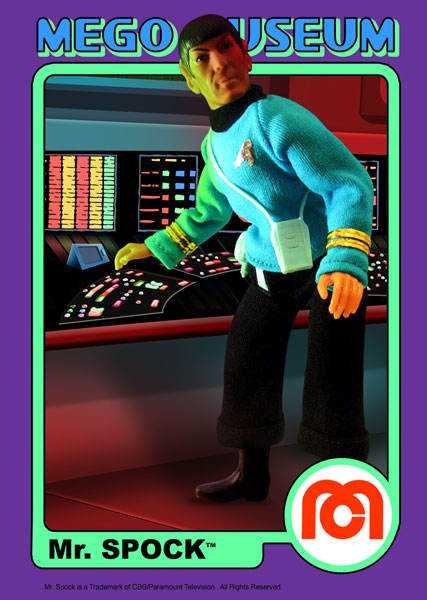 Mr. Spock Mego Trading Card