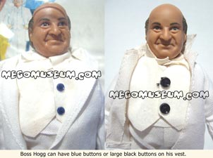 Boss Hogg varations include the colour of his vest buttons, wow eh?