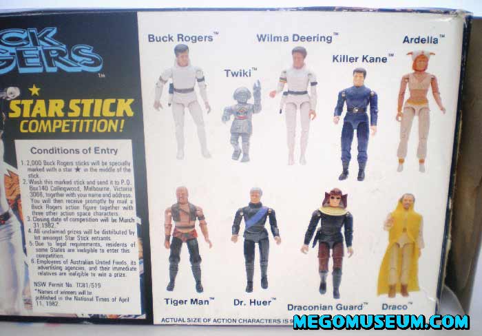The Buck Rogers action figure contest from Australia