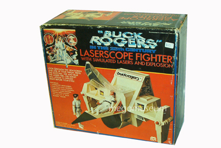 The Buck Rogers Laser ship was a vehicle not based on the series, it also turned up in Mego's Black Hole line