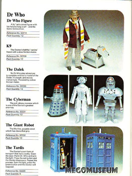 Dr Who Denis Fisher Catalog Page