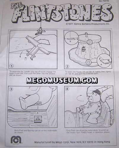 Mego produced FLinstones toys