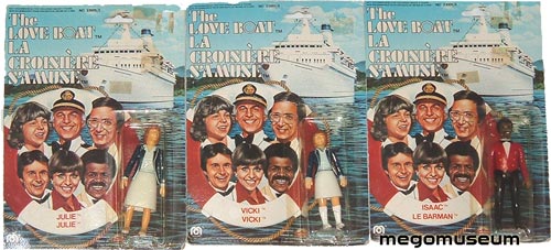 Grand Toys Love Boat set, Note that Isaac is called Le Barman in French