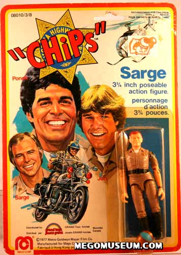 Mego Chips carded Sarge