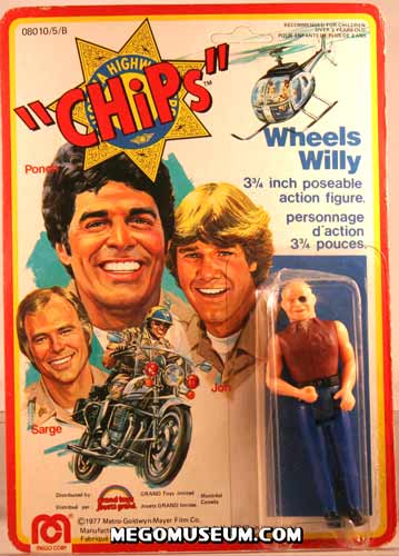 Mego Chips carded Wheels Willy