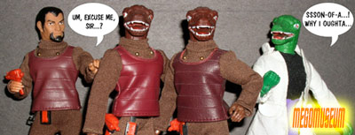 Mego Gorn TUnics have a variety of variatons