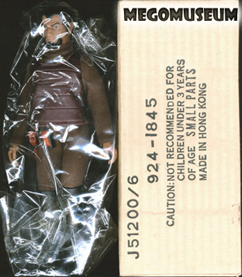 Mego Klingon in a mailer box