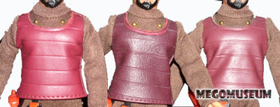 Differences of detail on Mego Klingon outfits