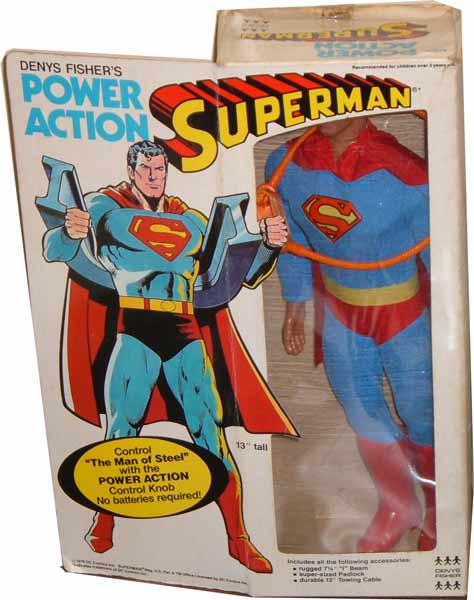 Mego Denys Fisher Power Action Superman