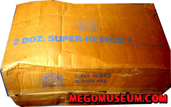 Mego Shipping Box for worlds greatest superheroes