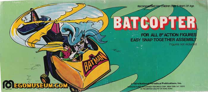 Mego Bat Copter Box